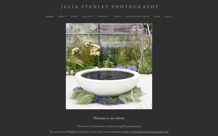Screenshot of juliastanley.co.uk