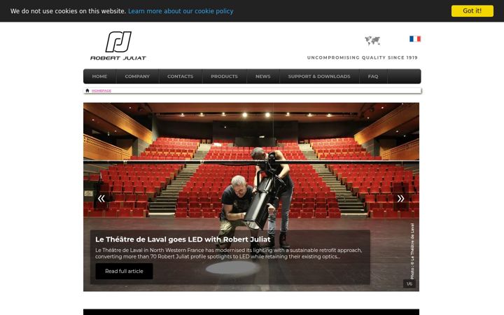 Screenshot of juliat.com