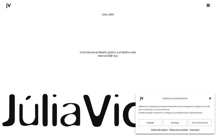 Screenshot of juliavicens.com