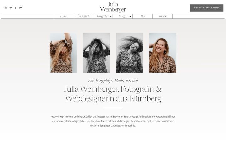 Screenshot of juliaweinberger.de
