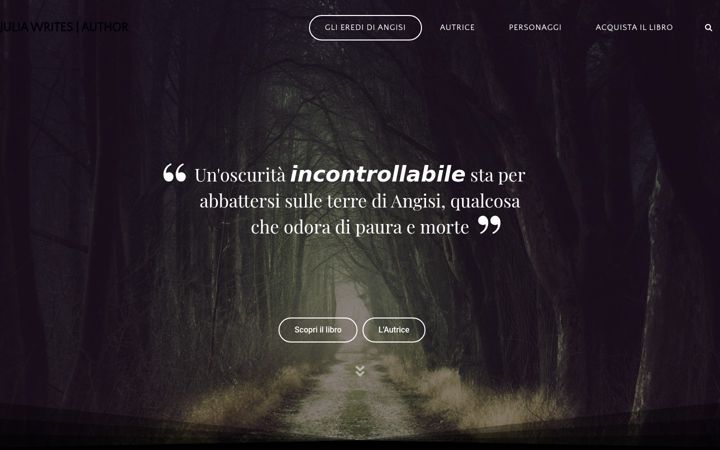 Screenshot of juliawrites.it