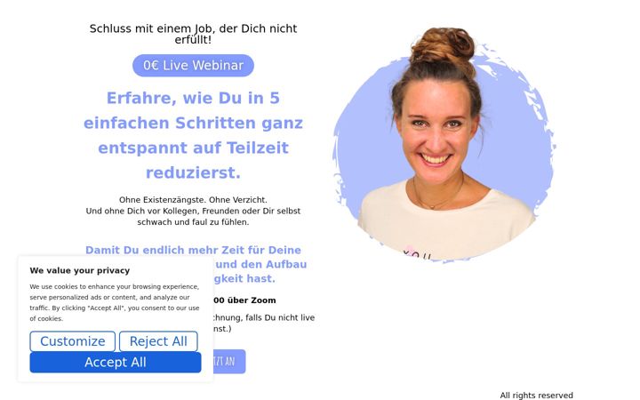 Screenshot of juliawurth.com