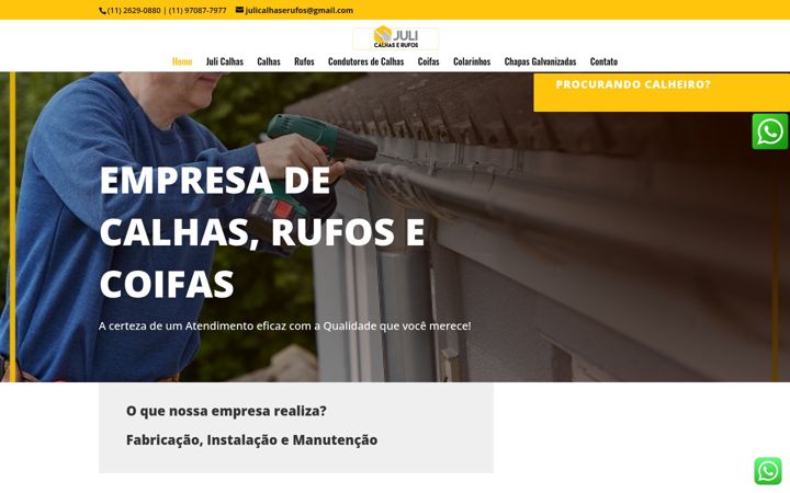 Screenshot of julicalhaserufos.com.br