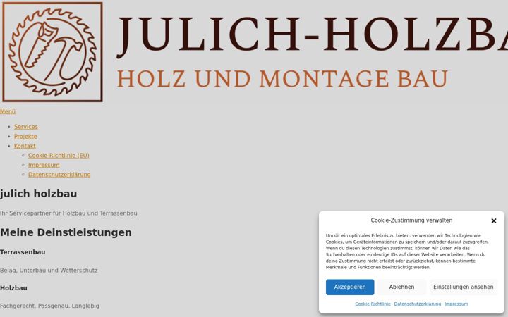 Screenshot of julich-holzbau.de