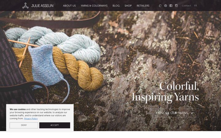 Screenshot of julie-asselin.com