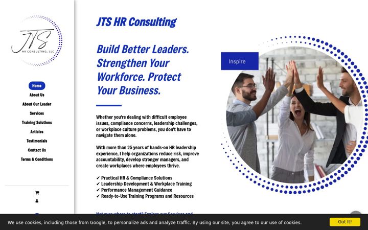 Screenshot of julie-taylor-soltes-hr-consulting.com