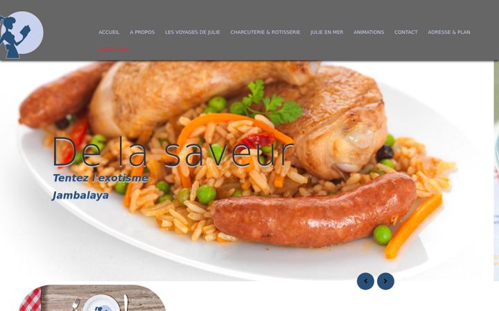 Screenshot of julie-traiteur.com