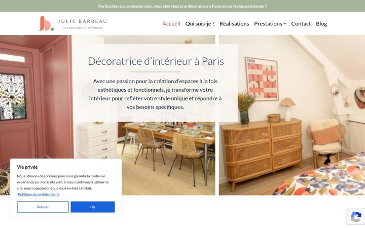 Screenshot of juliebarbeaudecoration.fr