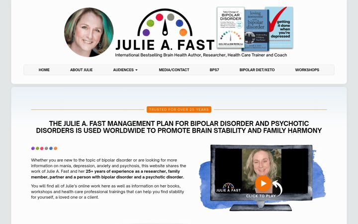 Screenshot of juliefast.com