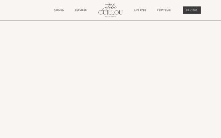 Screenshot of julieguillou.com