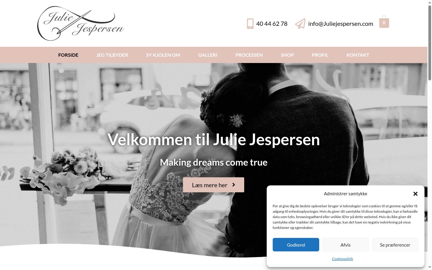 Screenshot van de toestemmingsbanner zoals getoond vóór enige interactie