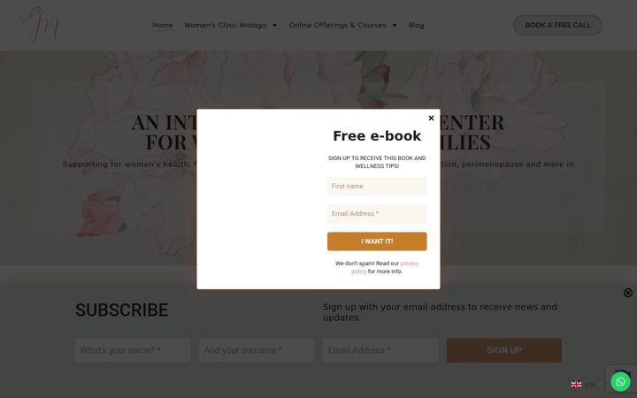 Screenshot of juliemillour.com