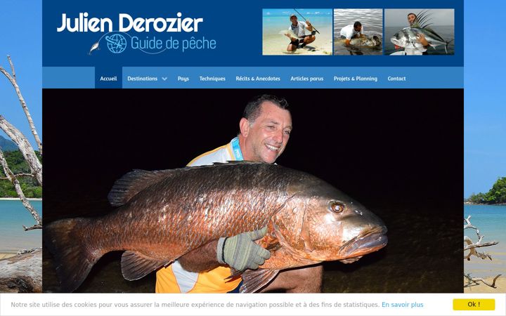 Screenshot of julien-derozier.com