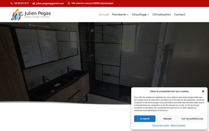 Screenshot of julien-pegas.fr