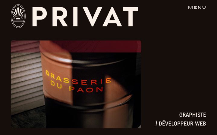 Screenshot of julien-privat.com