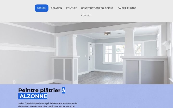 Screenshot of juliencazals-platrerie.fr