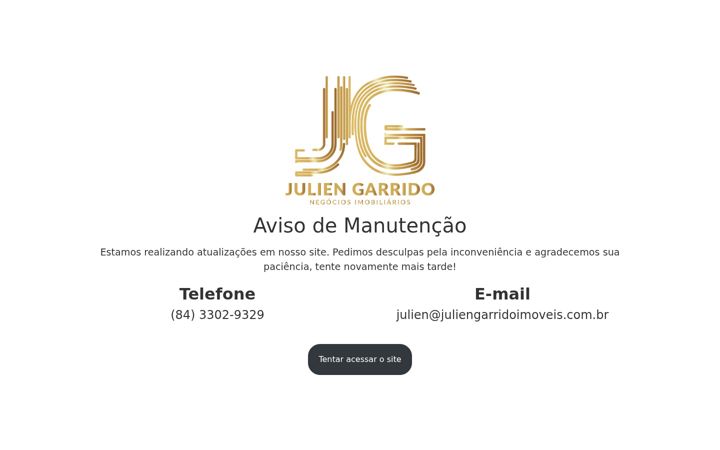 Screenshot of juliengarridoimoveis.com.br