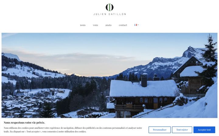 Screenshot of juliengatillon.fr
