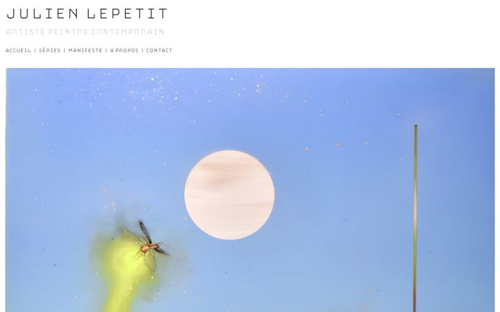 Screenshot of julienlepetit.com