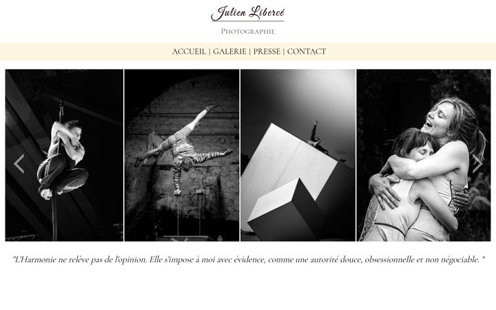 Screenshot of julienliberce.fr