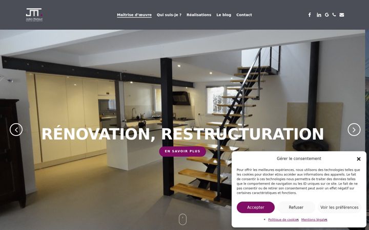 Screenshot of julienmarlaud.com
