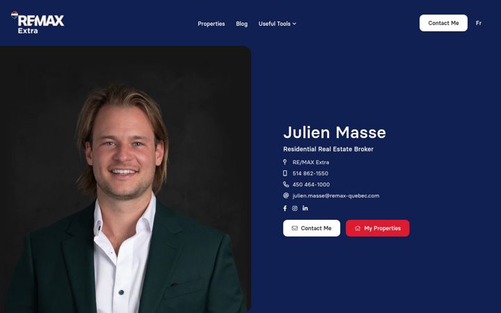 Screenshot of julienmasse.com