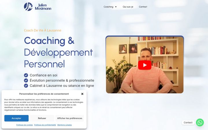 Screenshot of julienmosimann.com