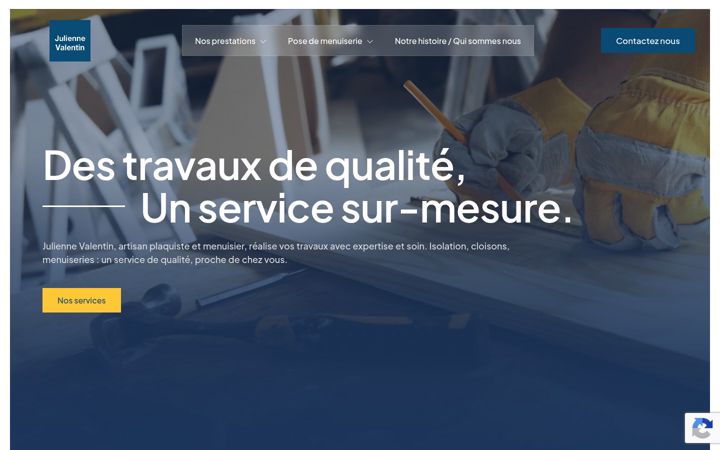 Screenshot of julienne-valentin.fr