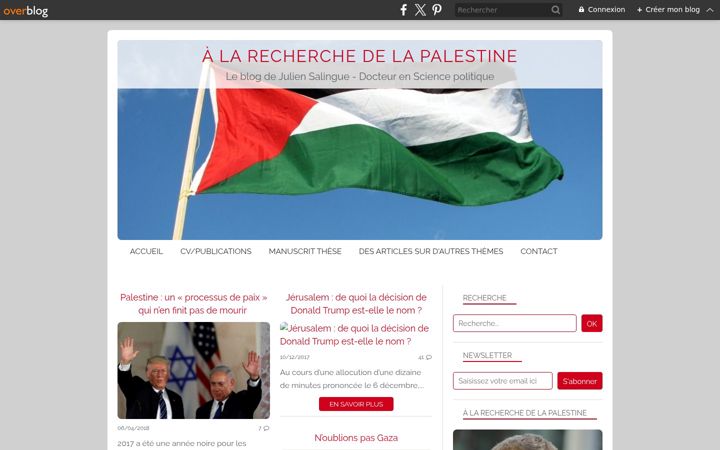 Screenshot of juliensalingue.fr