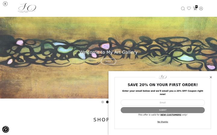 Screenshot of juliequinn-studio.com