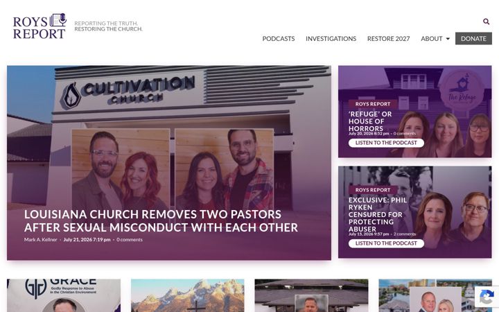 Screenshot of julieroys.com