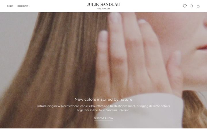 Screenshot of juliesandlau.com