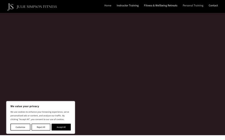 Screenshot of juliesimpson.co.uk