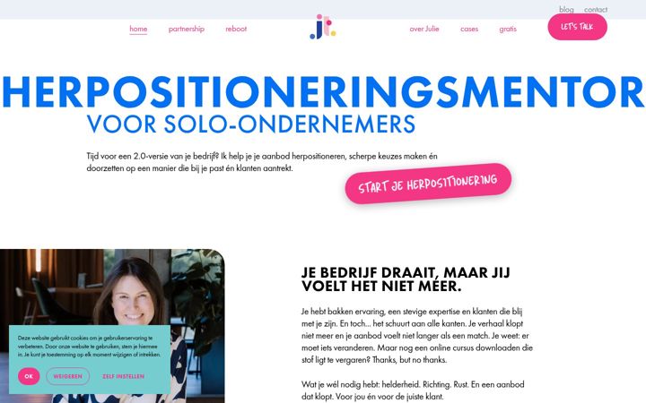 Screenshot of julietamsin.be
