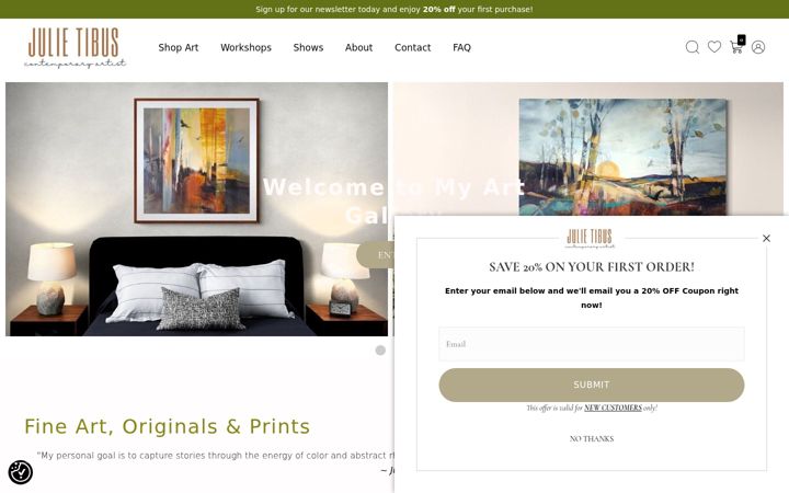 Screenshot of julietibus.com