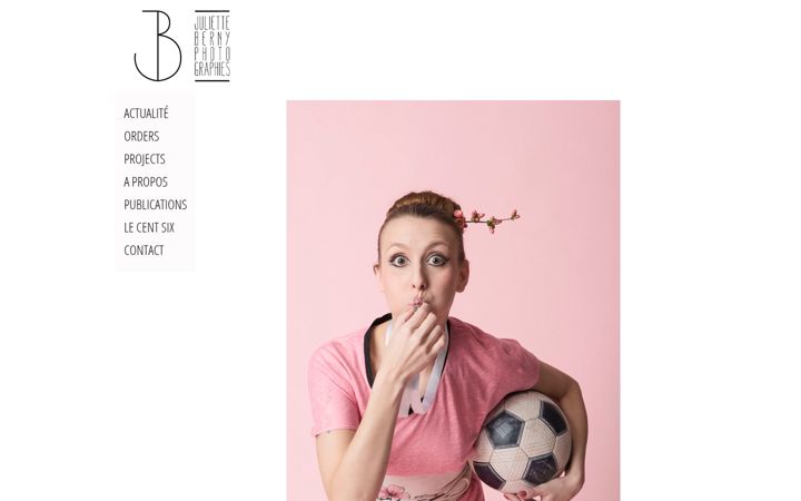 Screenshot of julietteberny.com