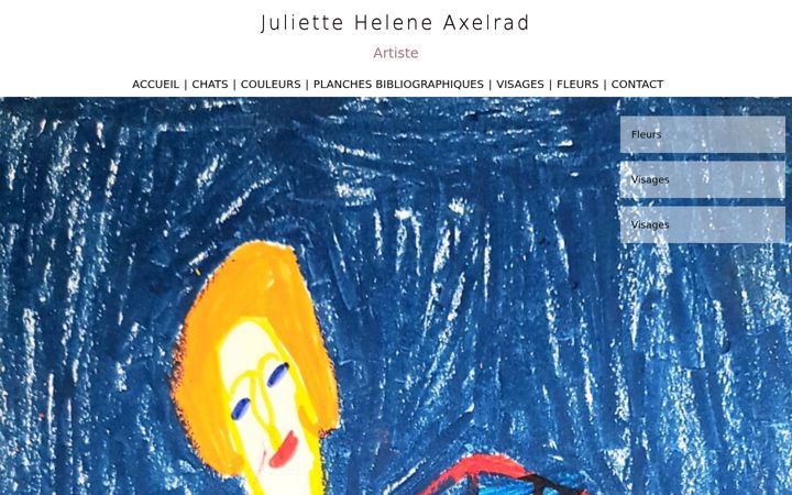 Screenshot of julietteheleneaxelrad.com