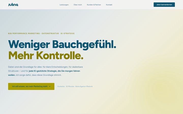 Screenshot of julinq.com