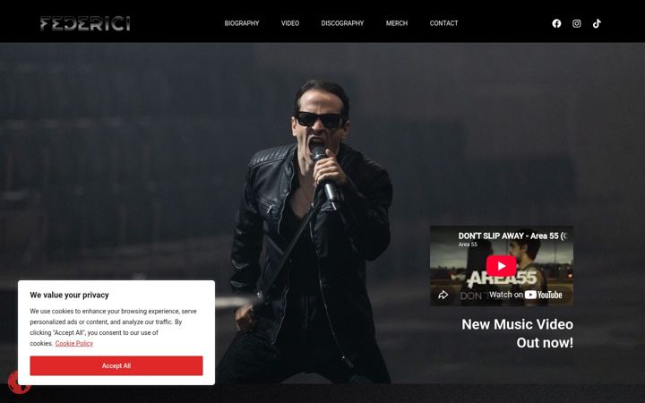 Screenshot of juliofederici.com