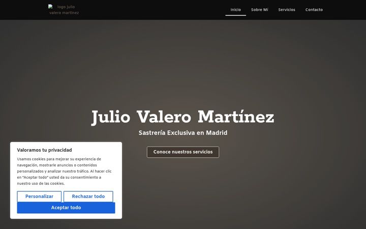 Screenshot of juliovaleromartinez.com