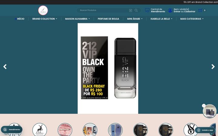 Screenshot of juliperfumaria.com.br