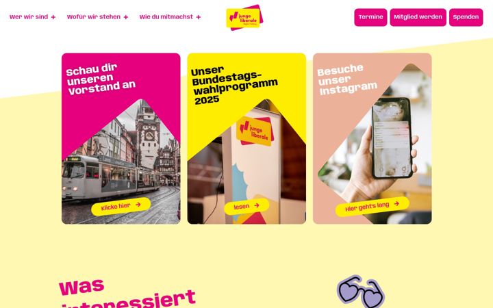 Screenshot of julis-freiburg.de