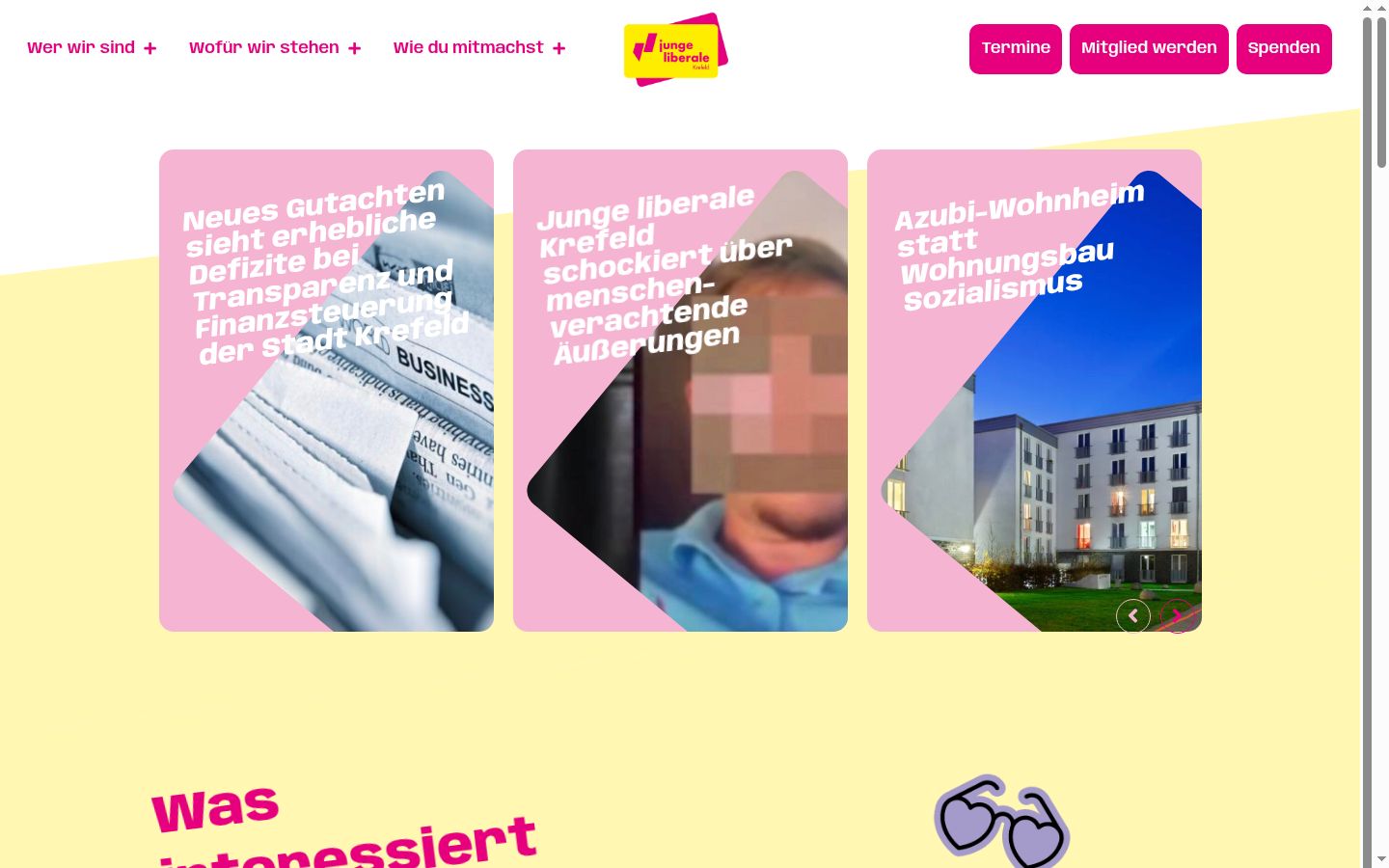Capture d'écran de la bannière de consentement affichée avant toute interaction