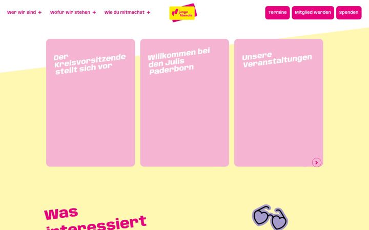 Skærmbillede af julis-paderborn.de