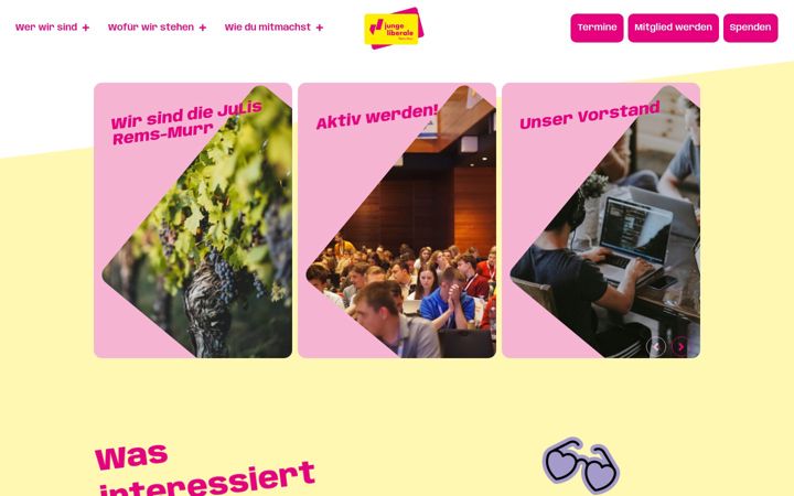 Screenshot of julis-rems-murr.de
