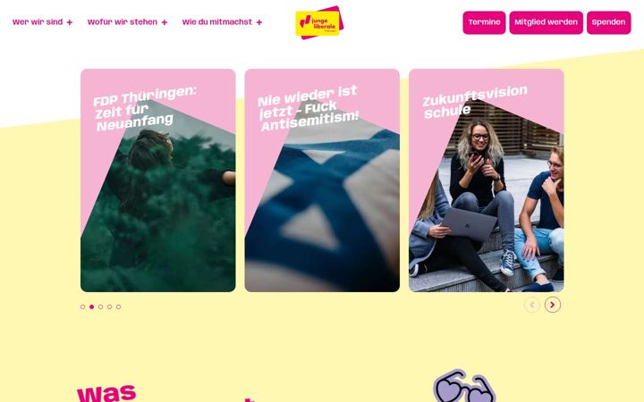 Screenshot of julis-thueringen.de
