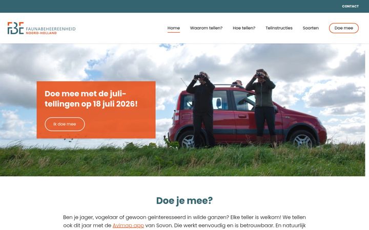 Screenshot of julitelling.nl
