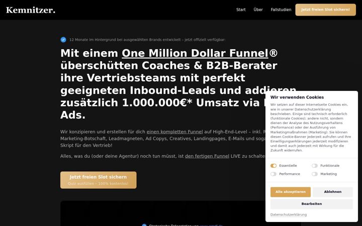 Screenshot of julius-kemnitzer.de