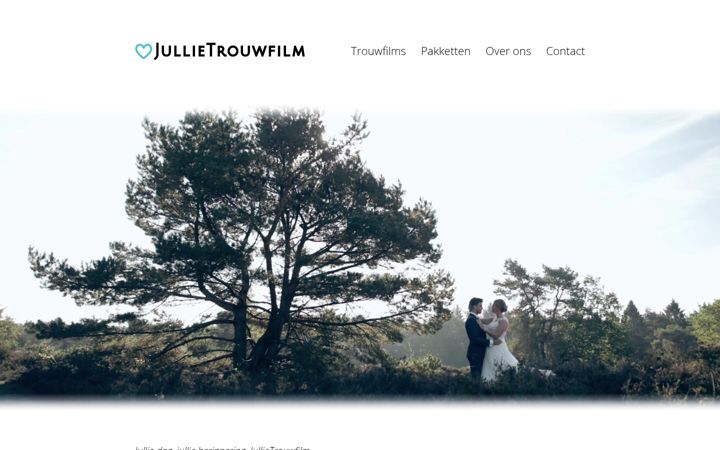 Screenshot of jullietrouwfilm.nl