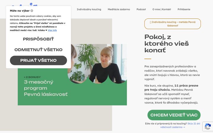 Screenshot of julmia.sk